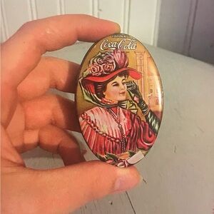 1981 Coca Cola sewing kit tin